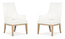 Coventry - Upholstered Host Chair (Set of 2) - Honey Wheat by Unique Piece Furniture