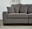 5 Seater Oversized Convertible L & U Shaped Couch by HouseOfZazla