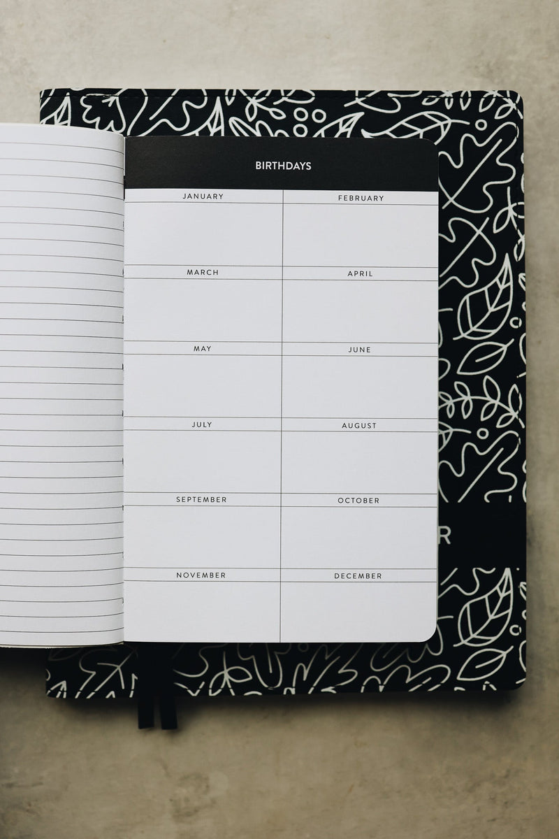 5x8 Undated Planner - Leaves Edition