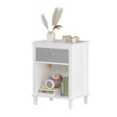 Nightstand With 1 Drawer 1 Shelf by HouseOfZazla