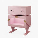 Robot LED Nightstand With 360° Rotating Drawer by HouseOfZazla