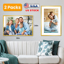 2 Packs 16x24in Picture Frames Wall Gallery Photo Frame Wall Mounted Poster Display Frame  for Horizontal Vertical Wall Mounted