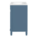 Bathroom Vanity With Sink, Compact Cabinet & 2 Drawers And Adjustable Shelf by HouseOfZazla