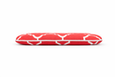 Outdoor Chair Cushions with Straps - Set of 4, Plaid Red by HouseOfZazla
