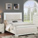 3 Piece Bedroom Contemporary Set, Bed With LED Lights And 2 Nightstands by HouseOfZazla