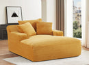 Cloudline - Oversized Chaise Lounge, Modern Comfy Couch With Full Foam Cushioning, Cozy Sleeper Sofabed by Unique Piece Furniture