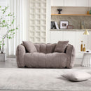 Cozy Beanbag Chair With High Resilience Foam Core For 2 by Unique Piece Furniture