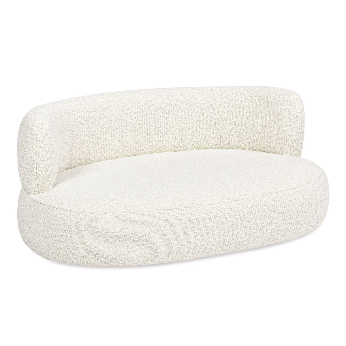 Shep - Curved Dog Sofa Bed Medium - Ivory White, photo 5 of 5