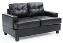 Stylish Transitional Loveseat For Two