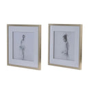 19.7x19.7" Ballet Dancer Art, Set of 2 by HouseOfZazla
