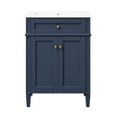 24" Bathroom Vanity with 2 Doors and Tip-Out Drawer by HouseOfZazla