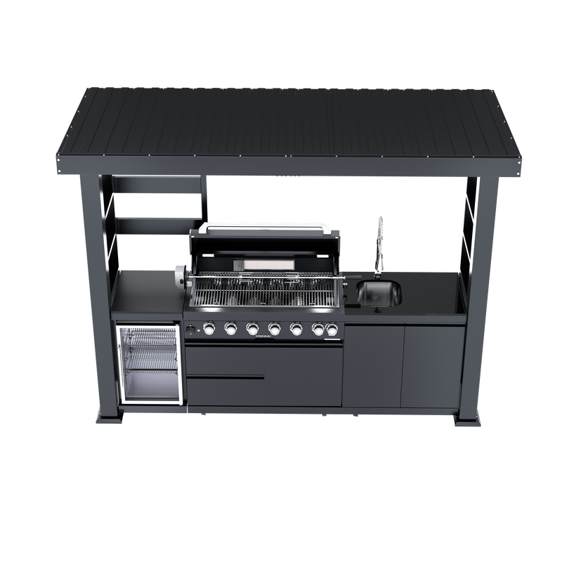 108-Inch 6-Burner Deluxe Outdoor Kitchen Grill, photo 4 of 10