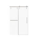 Frameless Single Sliding Shower Doors With Towel Rail & Handle by HouseOfZazla