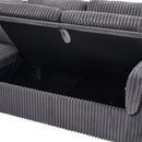 Convertible U-Shaped Sectional Sofa Bed With USB Ports And Storage by HouseOfZazla