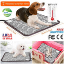 Pet Heating Pad Dog Cat Electric Heating Mat Waterproof Adjustable Warming Blanket with Chew Resistant Steel Cord Case by GBruno Store