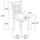 Ingall - 5 Piece Set With Storage Table And Upholstered Chairs - Medium Gray by HouseOfZazla