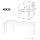 TREXM 7-Piece Patio Dining Table Set for 6 by HouseOfZazla
