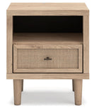 Cielden - One Drawer Night Stand - Two-Tone