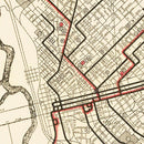 Vintage Map of Dallas, Texas 1925