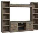 Trinell - 4-Piece Entertainment Center With 60" TV Stand by Unique Piece Furniture