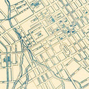 Vintage Map of San Jose, California 1886