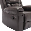 Home Theater Seating Manual Recliner Chair With Led Light Strip For Living Room by HouseOfZazla