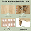 48-Inch Natural Rattan Bathroom Vanity by HouseOfZazla