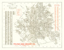 Vintage Map of Charlotte, North Carolina 1930