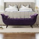 Alma - Tufted Flared Arm Entryway Bench