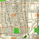 Vintage Map of Columbus, Ohio 1916