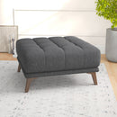 Addison - Square Upholstered Ottoman by HouseOfZazla