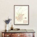 Vintage Map of Indianapolis, Indiana 1899