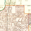 Vintage Map of Indianapolis, Indiana 1899