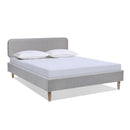 Diego - Low Upholstered Platform Bed by HouseOfZazla