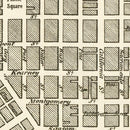 Vintage Map of San Francisco, California 1852