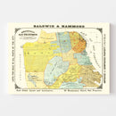 Vintage Map of San Francisco, California 1894