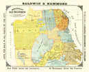 Vintage Map of San Francisco, California 1894