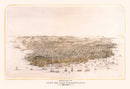 Vintage Map of San Francisco, California 1868