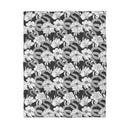 "Garden in Gray" Microfiber Duvet Cover