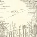 Vintage Map of Seattle, Washington 1920