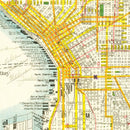 Vintage Map of Seattle, Washington 1924