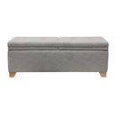 Soft Close Upholstered Storage Bench, Convenient Design