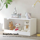 Open Toy Storage Box For Kids, Organizer Bin For Plush Toys, Books - White by Unique Piece Furniture