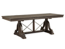 Westley Falls - Trestle Dining Table - Graphite