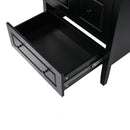 Retro Bathroom Vanity With Sink, Soft Closing Cabinet & Drawers by HouseOfZazla