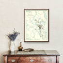 Vintage Map of Seattle, Washington 1894
