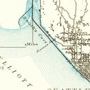 Vintage Map of Seattle, Washington 1894