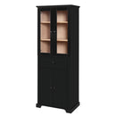 Bathroom Storage Cabinet, Adjustable Shelves & Drawer, Freestanding Tower by HouseOfZazla