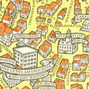 Vintage Map of Boston, Massachusetts 1929