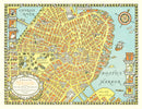 Vintage Map of Boston, Massachusetts 1929